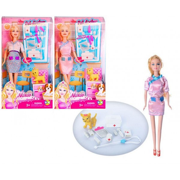 Кукла типа "Барби"Ветеринар" (85117) 